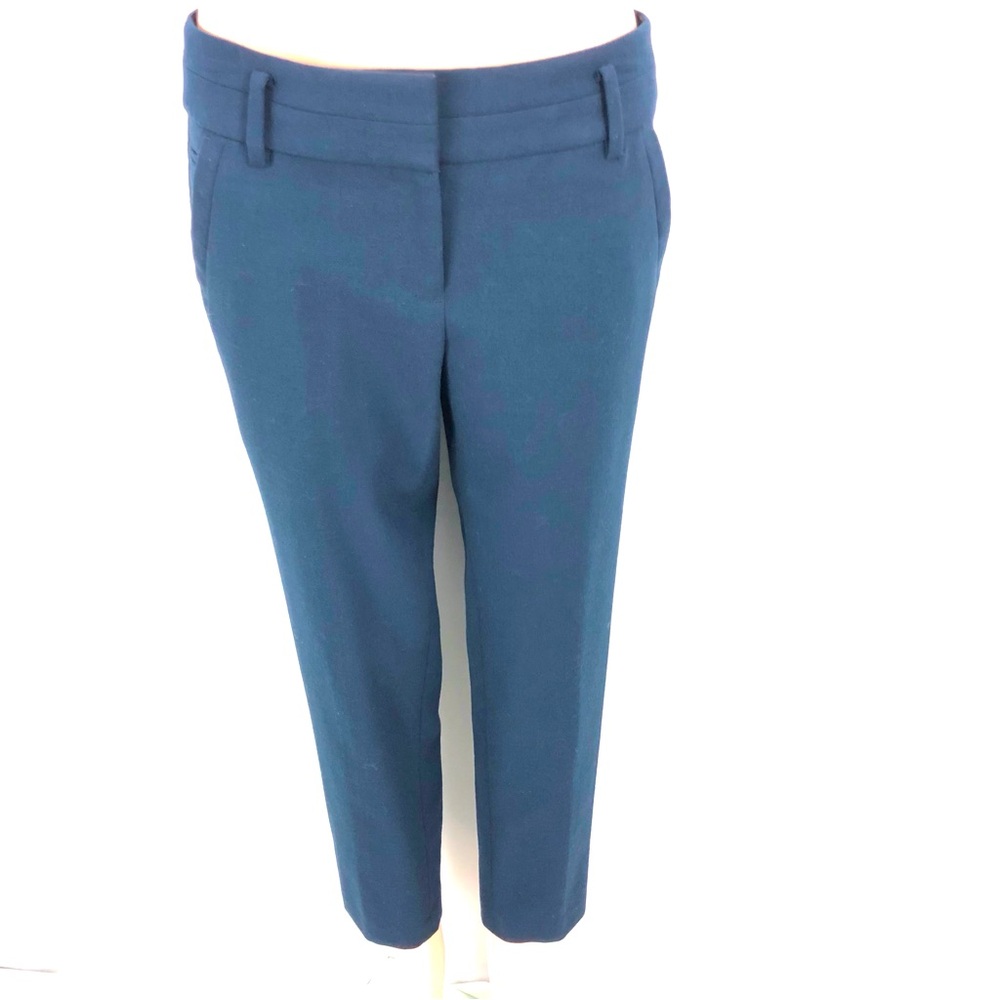 Loft Dark Turquoise Marisa Wool Pants - Picture 13 of 16